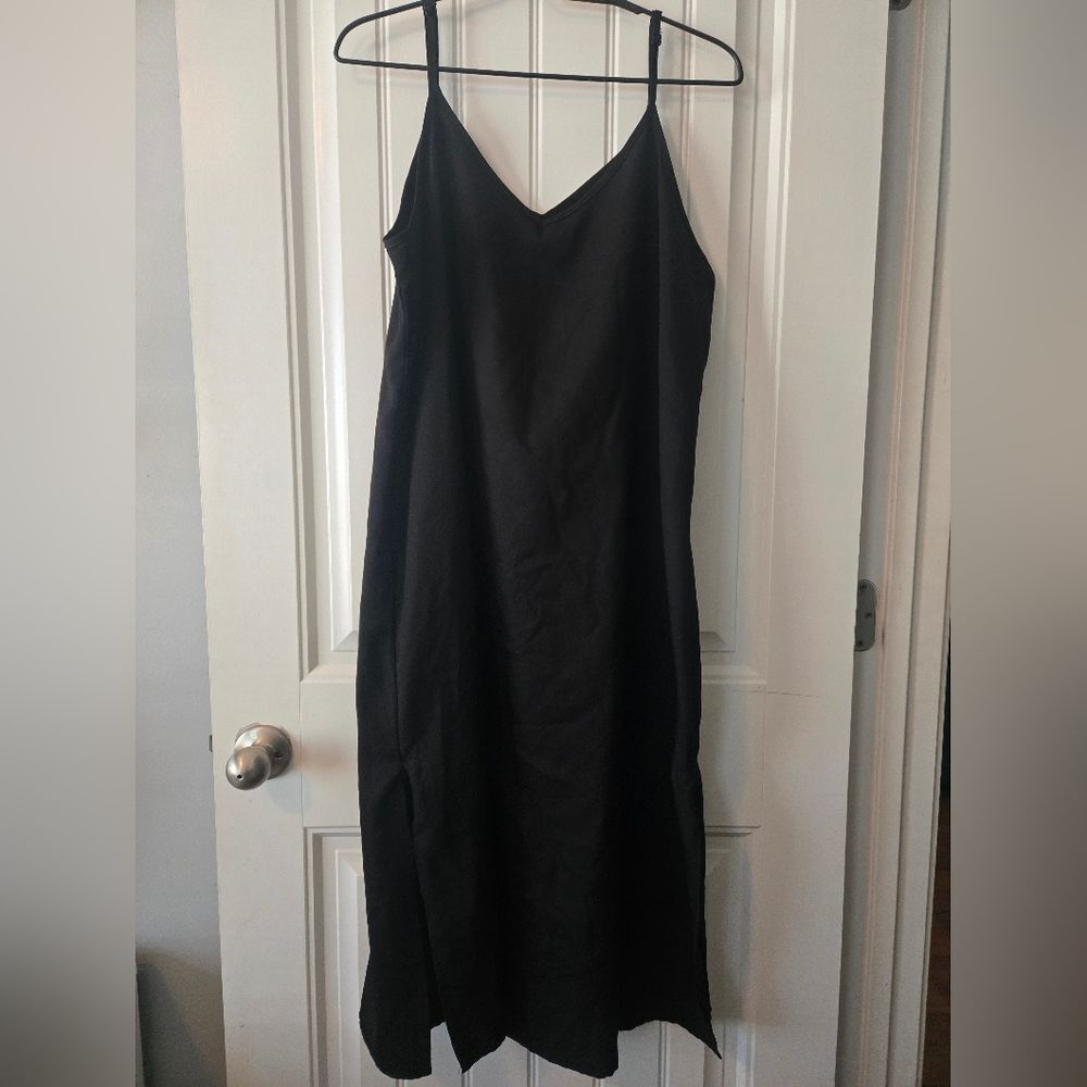 Black slip dress by Shein size 1XL